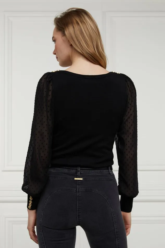Women Bethany Knit Black Holland Cooper Knitwear