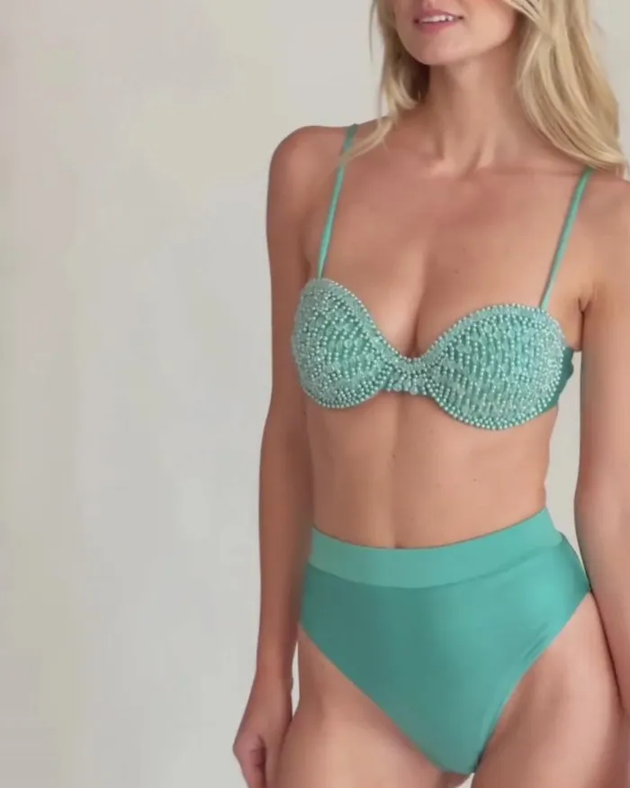 Women Bikinis PatBO High Leg Bikini Bottom FINAL SALE Curaao