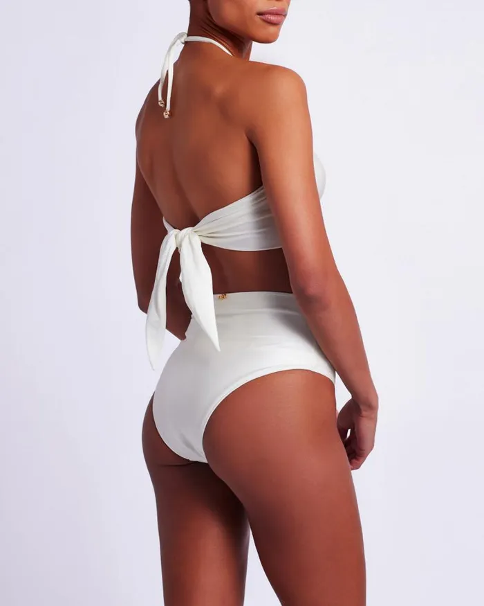 Women Bikinis PatBO Starfish Bikini Bottom EXCLUSIVE White