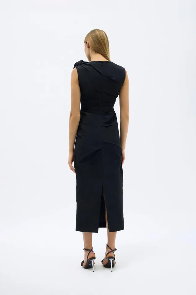 Women Black Dresses Rachel Gilbert HENLEY DRESS