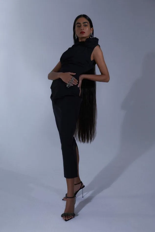 Women Black Dresses Rachel Gilbert HENLEY DRESS