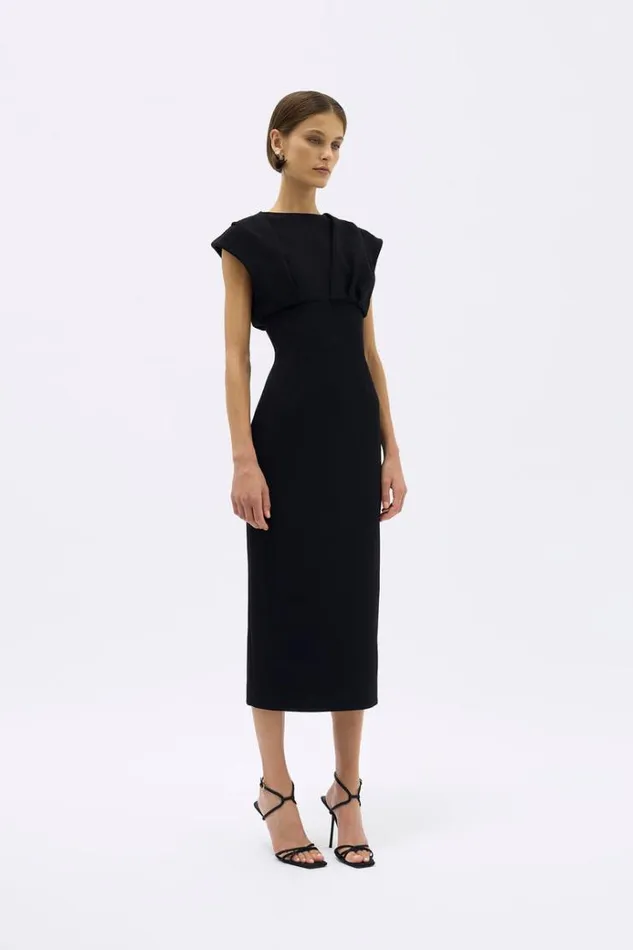 Women Black Dresses Rachel Gilbert MAGGIE DRESS Women Black Dresses Rachel Gilbert MAGGIE DRESS