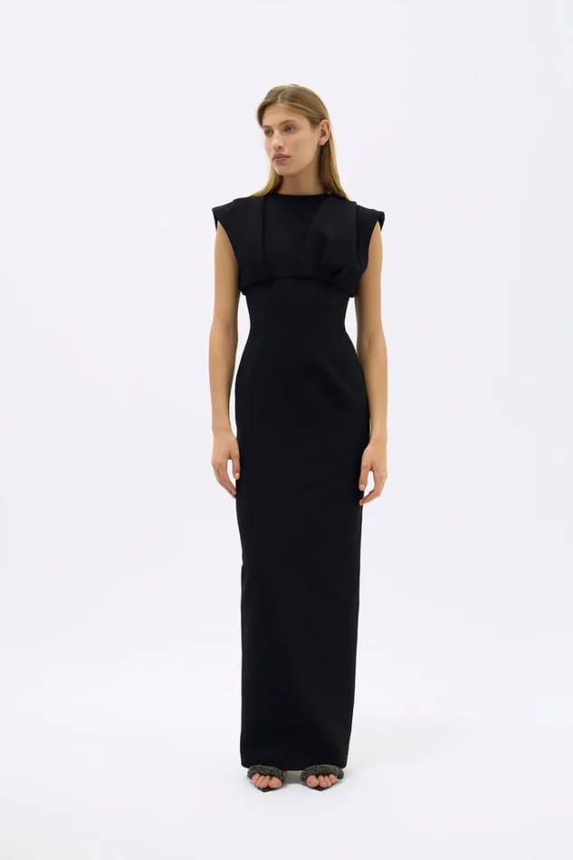 Women Black Dresses Rachel Gilbert MAGGIE GOWN