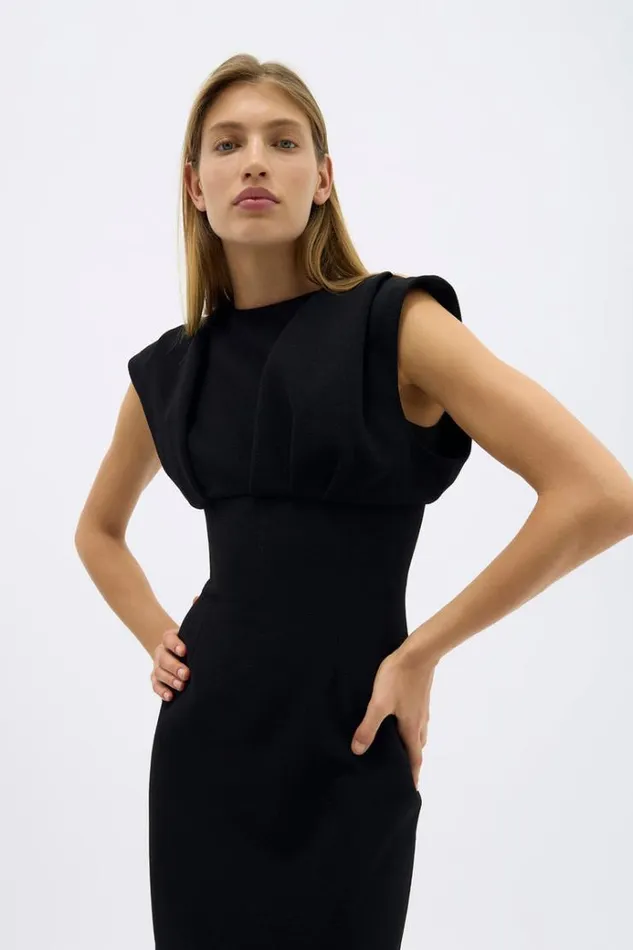 Women Black Dresses Rachel Gilbert MAGGIE GOWN Women Black Dresses Rachel Gilbert MAGGIE GOWN
