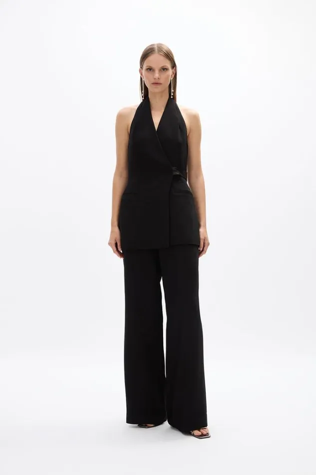 Women Black Dresses Rachel Gilbert Orion Pant Black