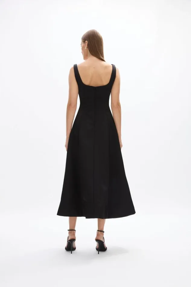 Women Black Dresses Rachel Gilbert Serra Dress Black