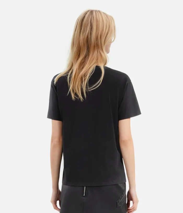 Women Black Logo Tshirt THE KOOPLES Tshirts
