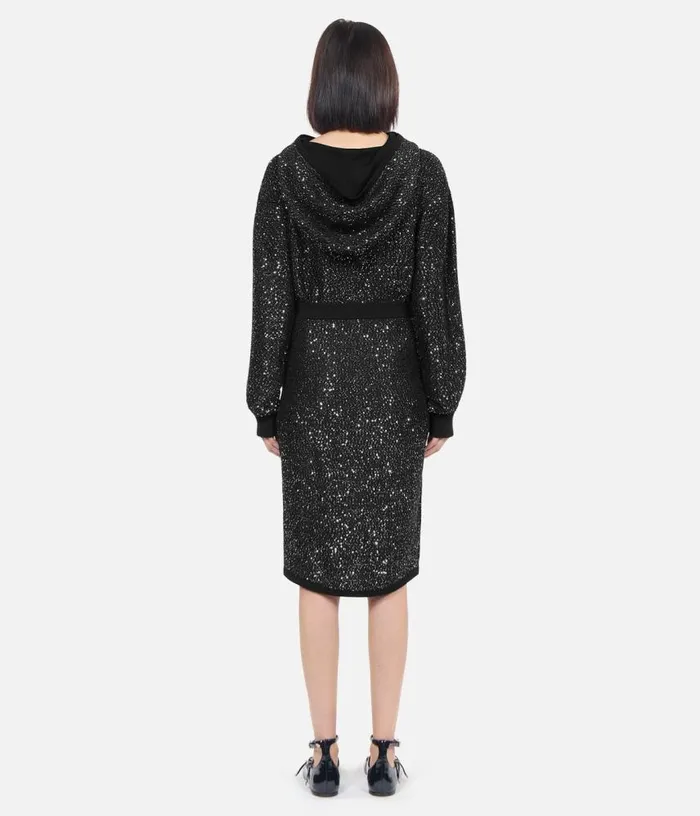 Women Black Midlength Sequin Skirt THE KOOPLES Skirts and Shorts
