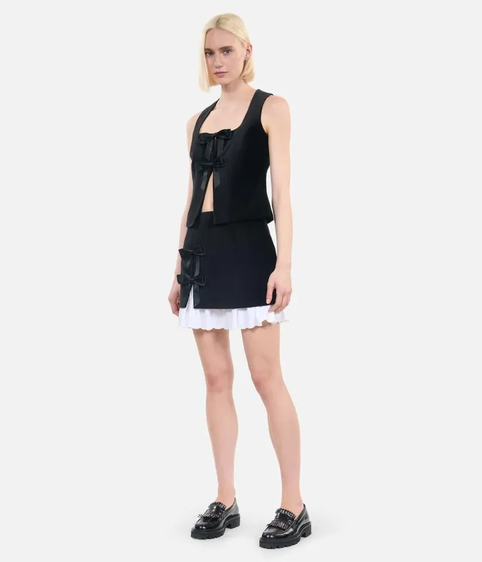 Women Black Velvet Top THE KOOPLES Blouses and Shirts