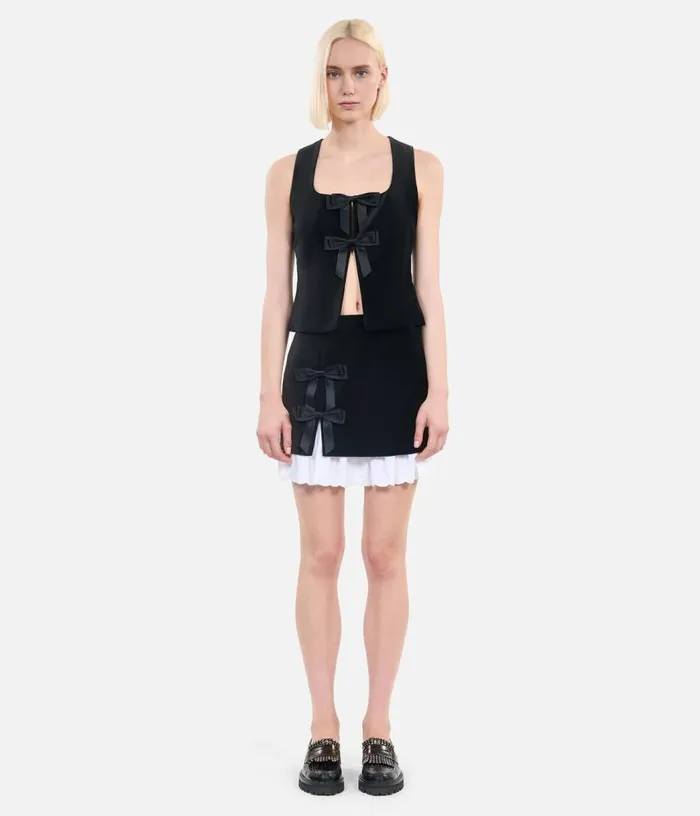 Women Black Velvet Top THE KOOPLES Blouses and Shirts