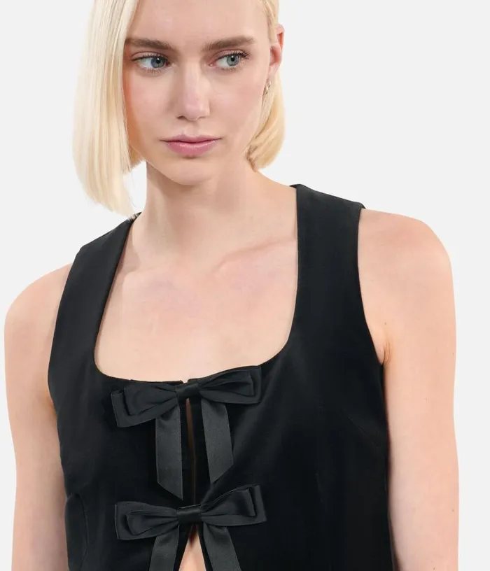 Women Black Velvet Top THE KOOPLES Blouses and Shirts