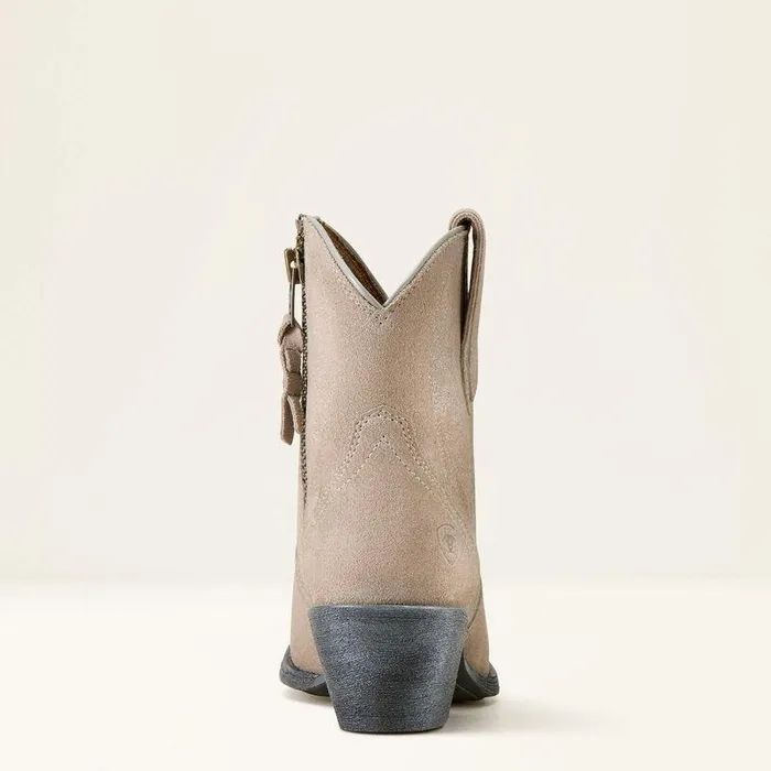 Women Booties Ariat Harlan Western Boot Granite Grey Suede