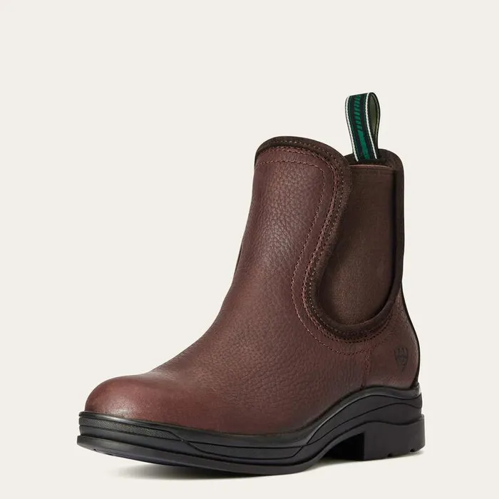 Women Booties Ariat Keswick Waterproof Boot Dark Brown