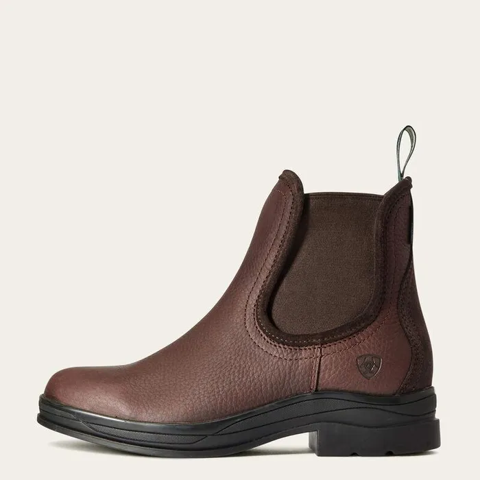 Women Booties Ariat Keswick Waterproof Boot Dark Brown