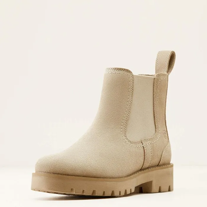 Women Booties Ariat Wexford Lug Chelsea Boot Clay
