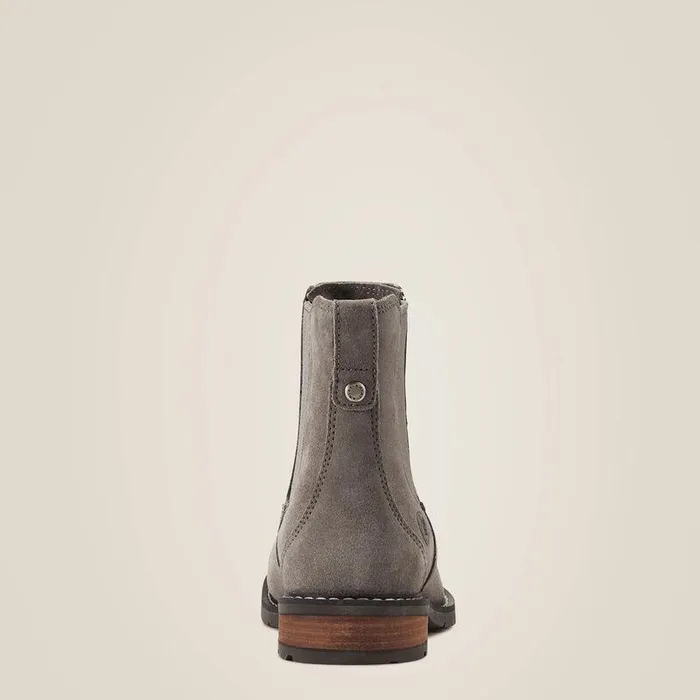 Women Booties Ariat Wexford Waterproof Chelsea Boot Taupe