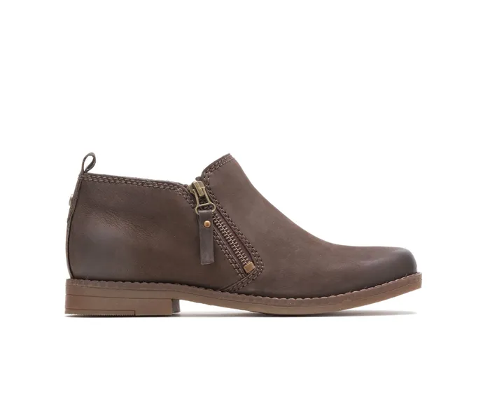 Women Boots Hush Puppies Mazin Cayto Dark Brown Nubuck