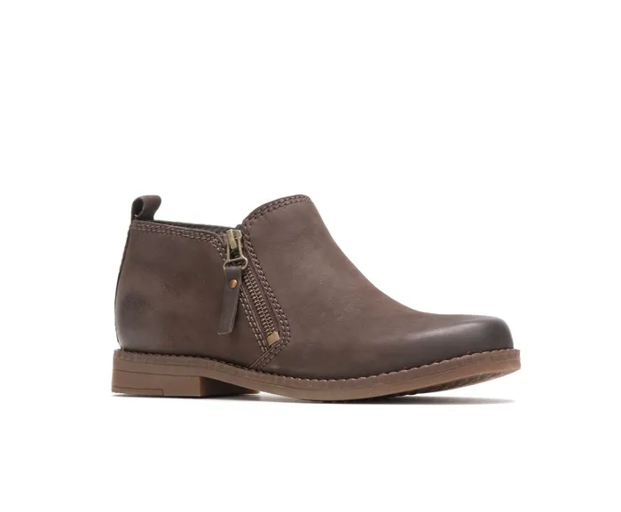 Women Boots Hush Puppies Mazin Cayto Dark Brown Nubuck