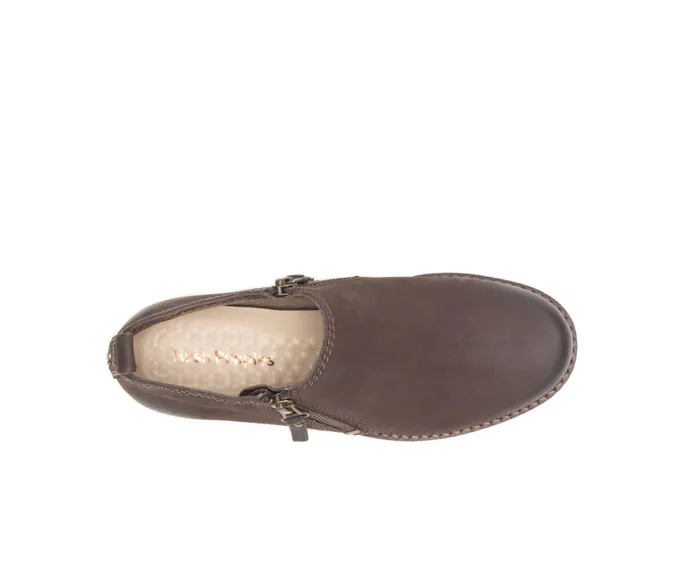 Women Boots Hush Puppies Mazin Cayto Dark Brown Nubuck