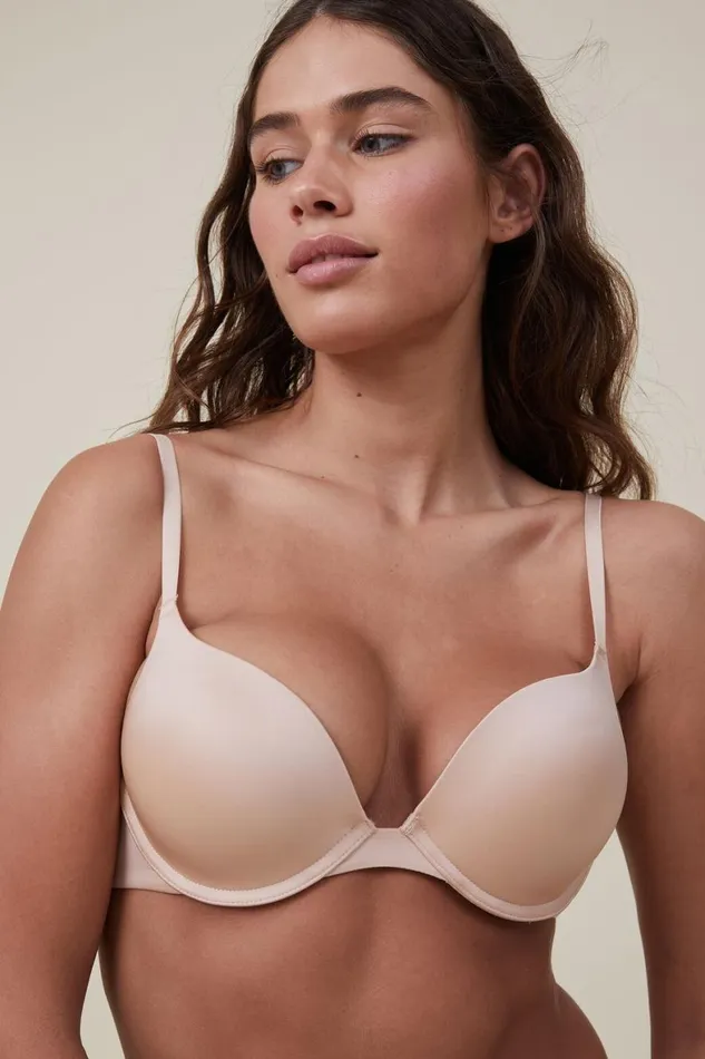Women Bras Cotton On Ultimate Comfort Push Up2 TShirt Bra Frappe