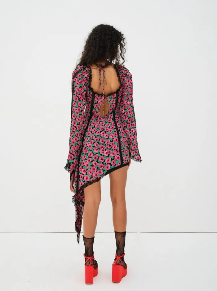 Women Brunello Asymmetrical Dress Red For Love and Lemons Dresses Women Brunello Asymmetrical Dress Red For Love and Lemons Dresses
