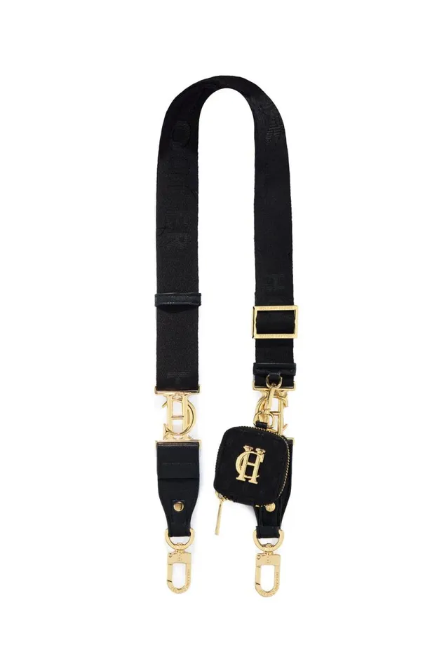 Women Burghley Bag Strap Black Monogram Holland Cooper Bags