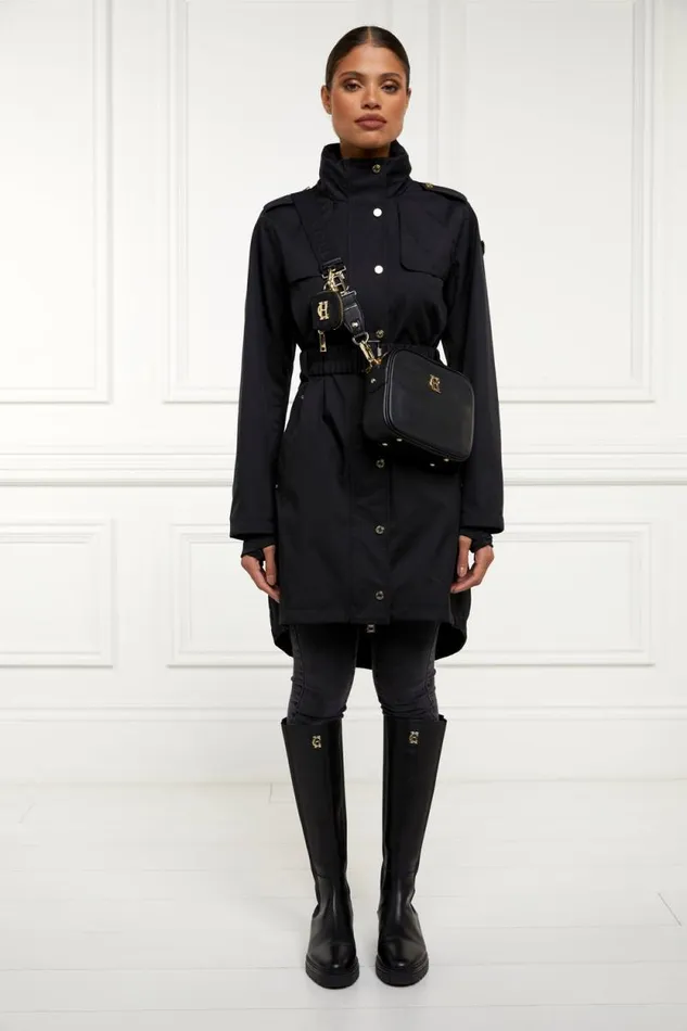Women Burghley Bag Strap Black Monogram Holland Cooper Bags