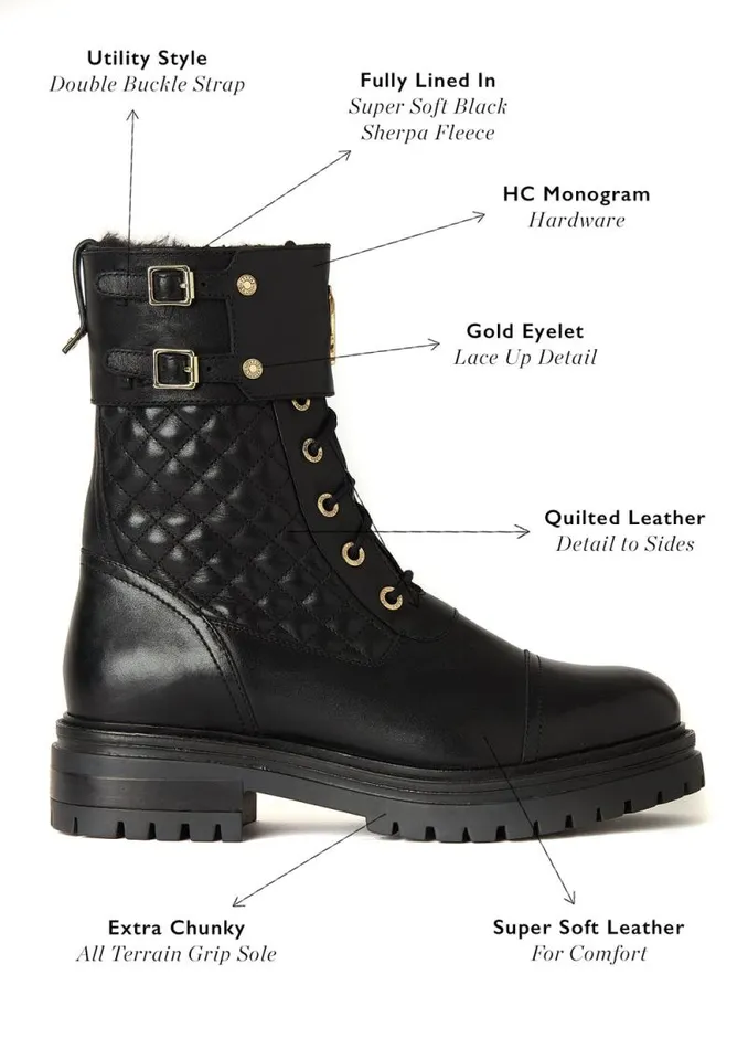 Women Camden Biker Boot Black Holland Cooper Boots Women Camden Biker Boot Black Holland Cooper Boots