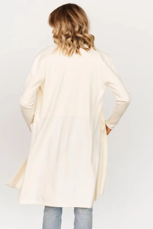 Women Central Park Cardigan Ivory Baltic Born Sweaters