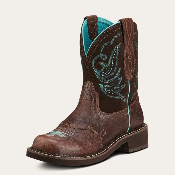 Women Chelsea Boots Ariat Fatbaby Heritage Dapper Western Boot Royal Chocolate