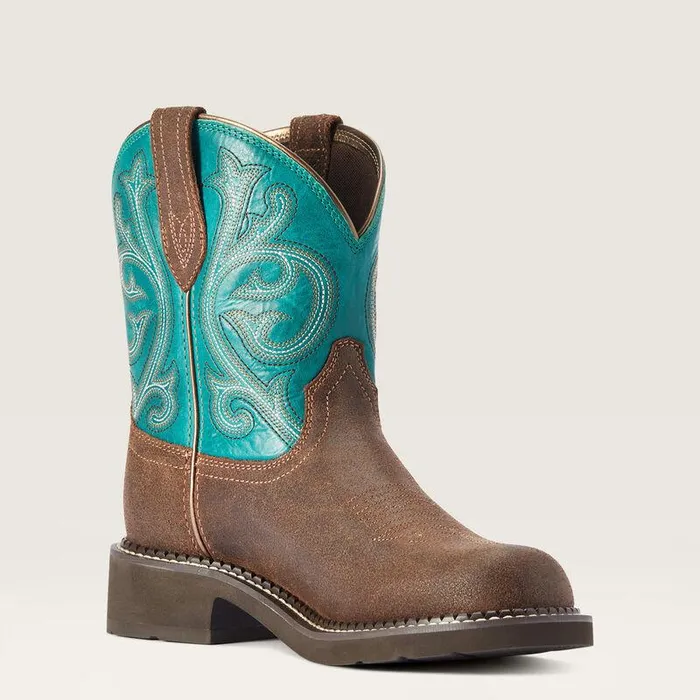 Women Chelsea Boots Ariat Fatbaby Heritage Western Boot Worn Hickory