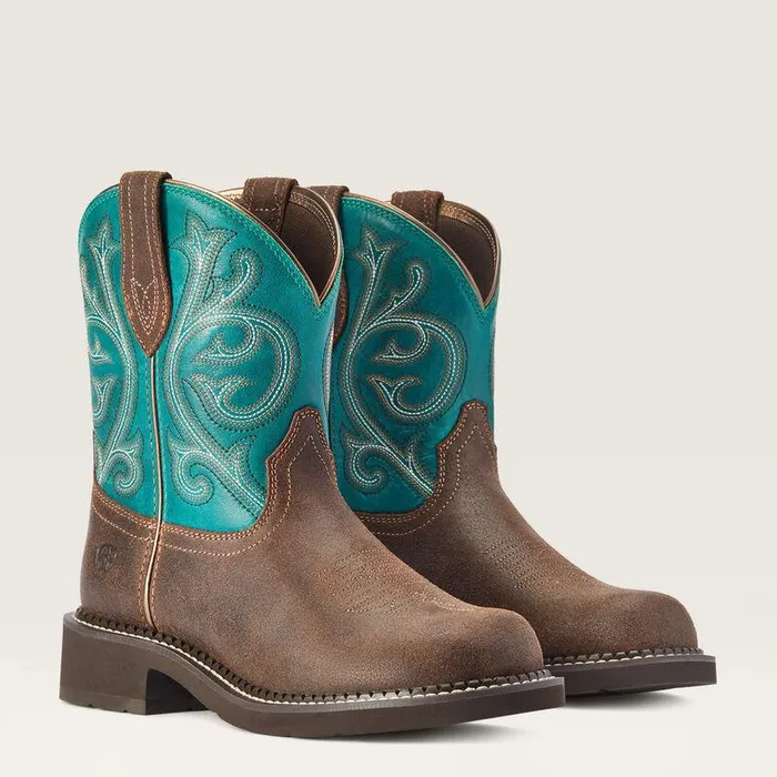 Women Chelsea Boots Ariat Fatbaby Heritage Western Boot Worn Hickory