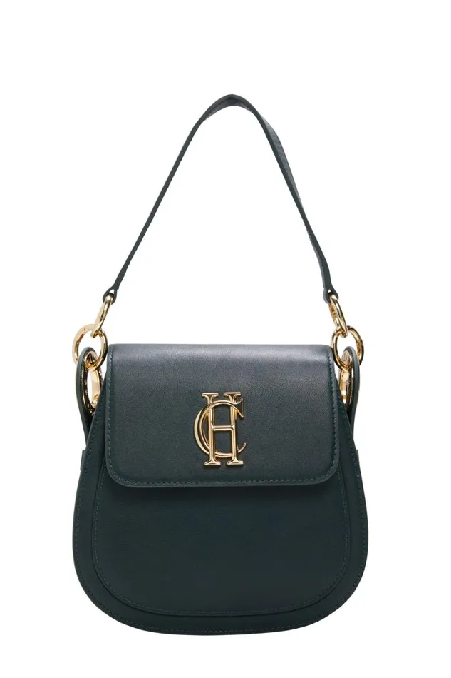 Women Chelsea Saddle Bag Emerald Holland Cooper Crossbody Bags