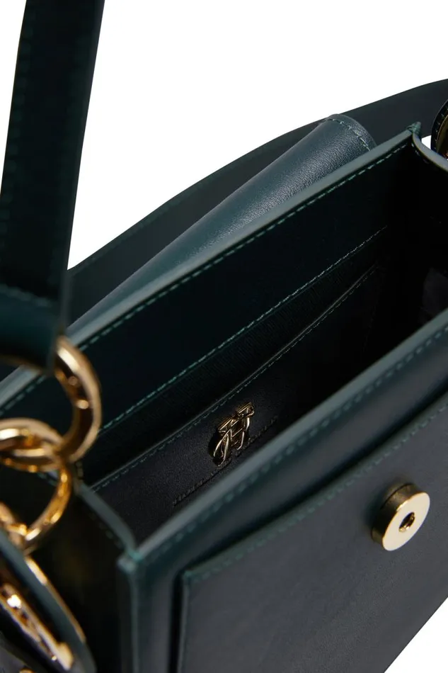 Women Chelsea Saddle Bag Emerald Holland Cooper Crossbody Bags