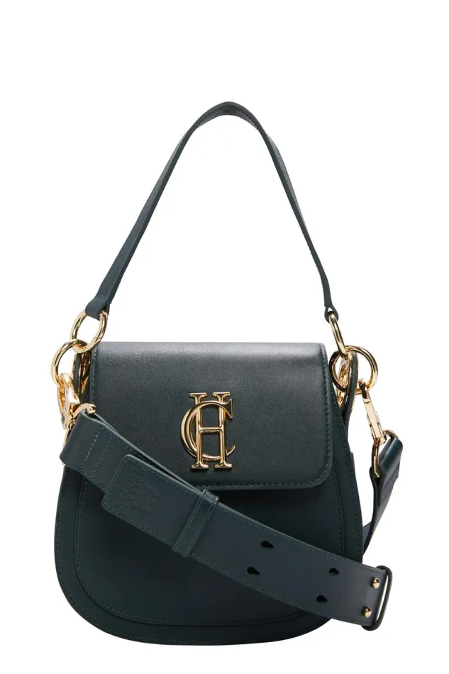Women Chelsea Saddle Bag Emerald Holland Cooper Crossbody Bags