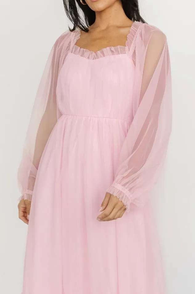 Women Cleobelle Maxi Dress Rosy Pink Baltic Born The Guest Edit Women Cleobelle Maxi Dress Rosy Pink Baltic Born The Guest Edit