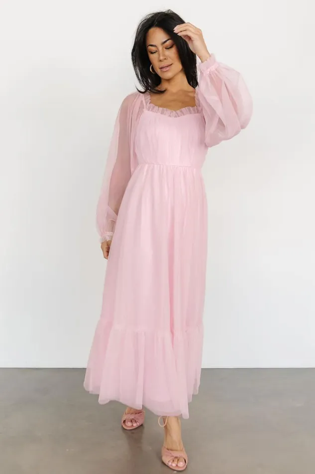 Women Cleobelle Maxi Dress Rosy Pink Baltic Born The Guest Edit Women Cleobelle Maxi Dress Rosy Pink Baltic Born The Guest Edit