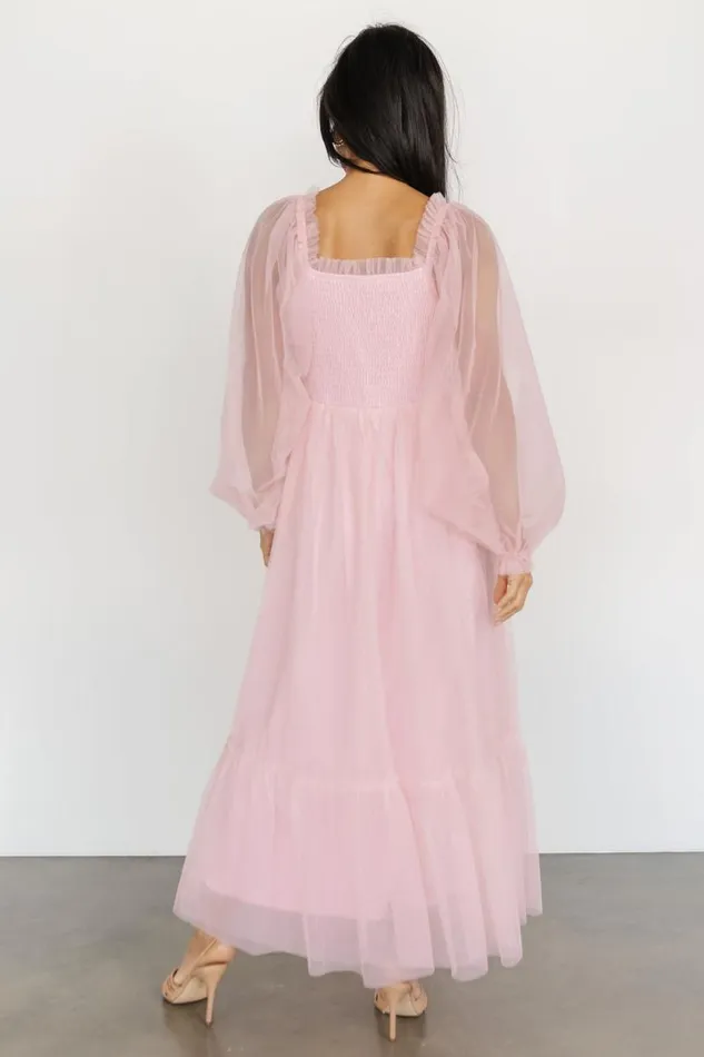 Women Cleobelle Maxi Dress Rosy Pink Baltic Born The Guest Edit Women Cleobelle Maxi Dress Rosy Pink Baltic Born The Guest Edit