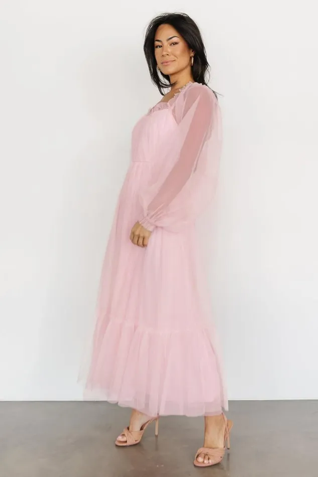 Women Cleobelle Maxi Dress Rosy Pink Baltic Born The Guest Edit Women Cleobelle Maxi Dress Rosy Pink Baltic Born The Guest Edit