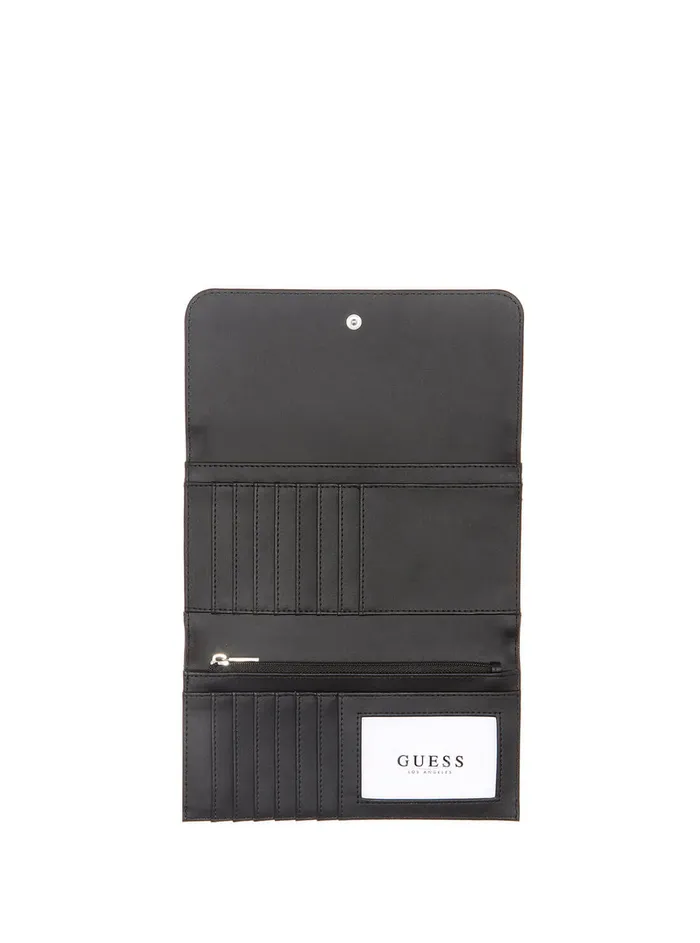Women Clutches GUESS Black Brown Noelle Multi Clutch Women Clutches GUESS Black Brown Noelle Multi Clutch