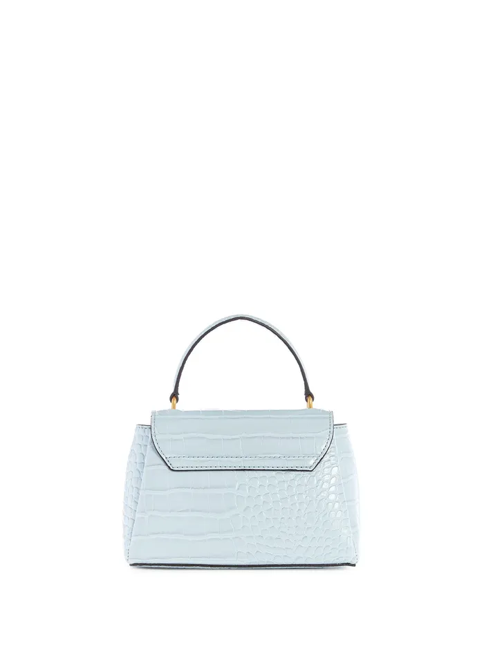 Women Crossbody GUESS Ice Blue Montreal Mini Crossbody Bag