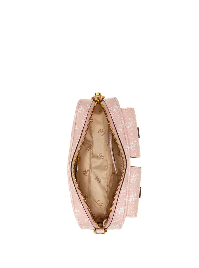 Women Crossbody GUESS Pink No Limit Logo Crossbody Bag