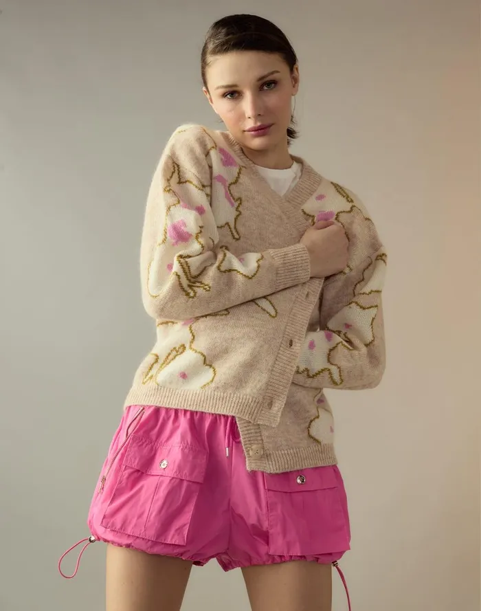 Women Cynthia Rowley Bottoms Nylon Cargo Shorts Htpnk Women Cynthia Rowley Bottoms Nylon Cargo Shorts Htpnk