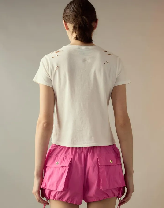 Women Cynthia Rowley Bottoms Nylon Cargo Shorts Htpnk Women Cynthia Rowley Bottoms Nylon Cargo Shorts Htpnk