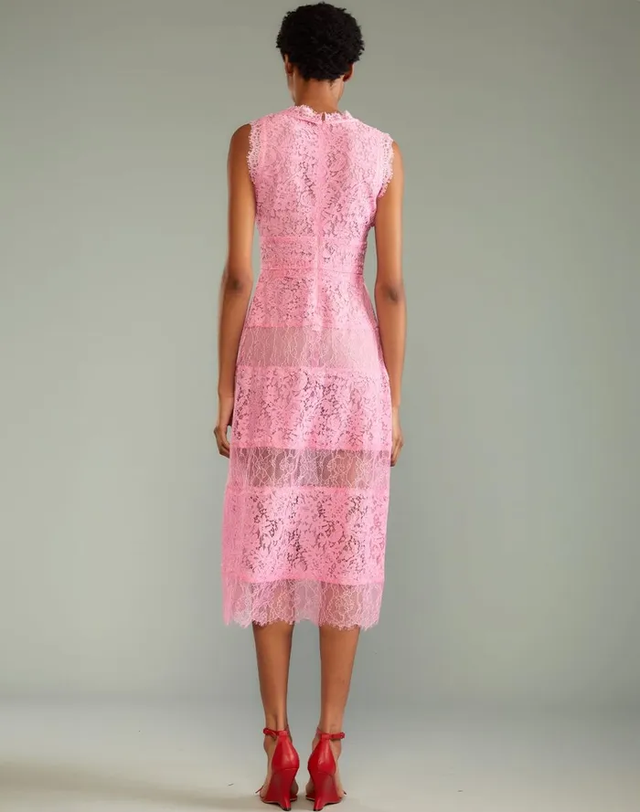 Women Cynthia Rowley Dresses Audrey Lace Dress Pink Women Cynthia Rowley Dresses Audrey Lace Dress Pink