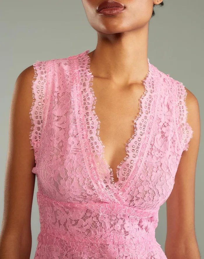 Women Cynthia Rowley Dresses Audrey Lace Dress Pink Women Cynthia Rowley Dresses Audrey Lace Dress Pink