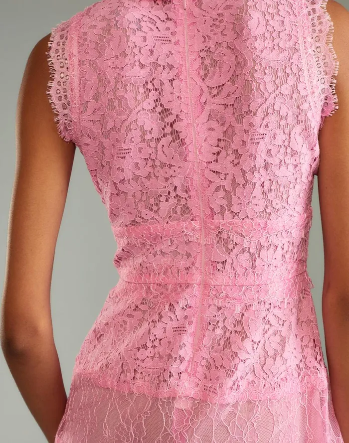 Women Cynthia Rowley Dresses Audrey Lace Dress Pink Women Cynthia Rowley Dresses Audrey Lace Dress Pink