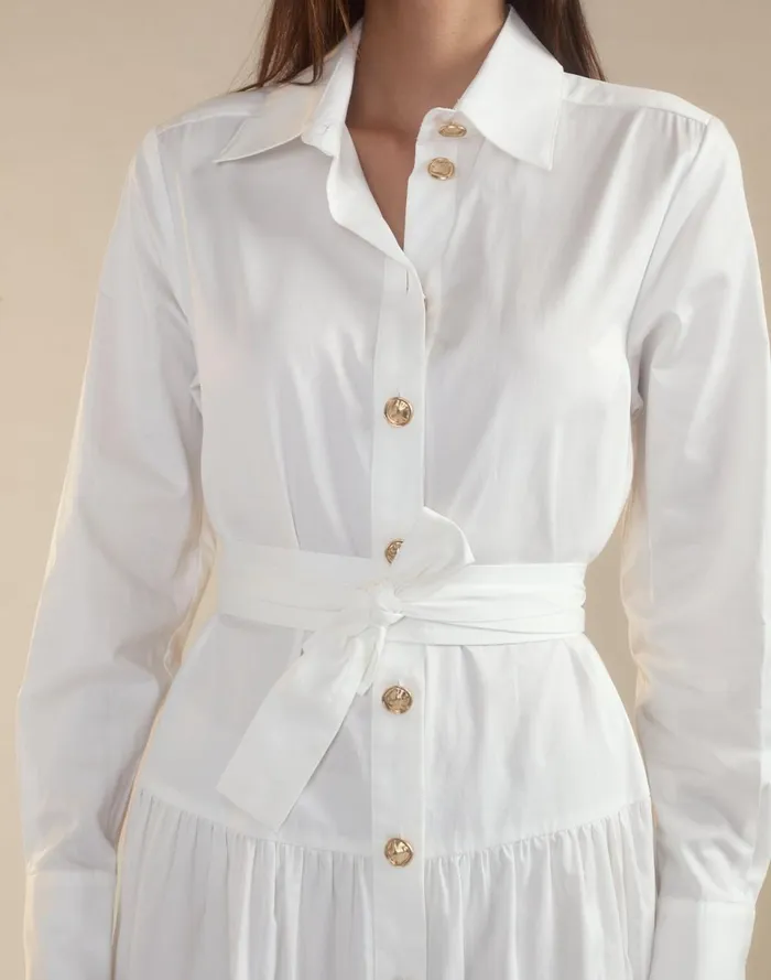 Women Cynthia Rowley Dresses Perennial Shirt Dress White Women Cynthia Rowley Dresses Perennial Shirt Dress White