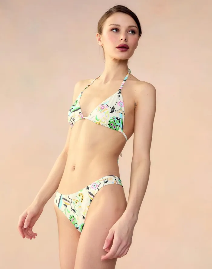Women Cynthia Rowley Swim Baia Bikini Top Whtfl Women Cynthia Rowley Swim Baia Bikini Top Whtfl