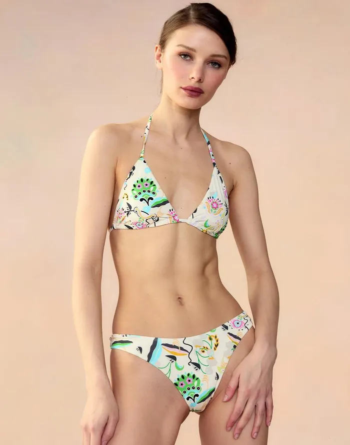 Women Cynthia Rowley Swim Baia Bikini Top Whtfl Women Cynthia Rowley Swim Baia Bikini Top Whtfl